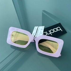 Boohoo light pink sunglasses. Never worn, tag still attached.